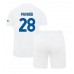 Inter Milan Benjamin Pavard #28 Bortedraktsett Barn 2023-24 Korte ermer (+ Korte bukser)